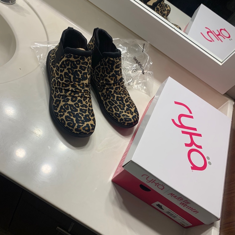 Ryka Leopard Bootie